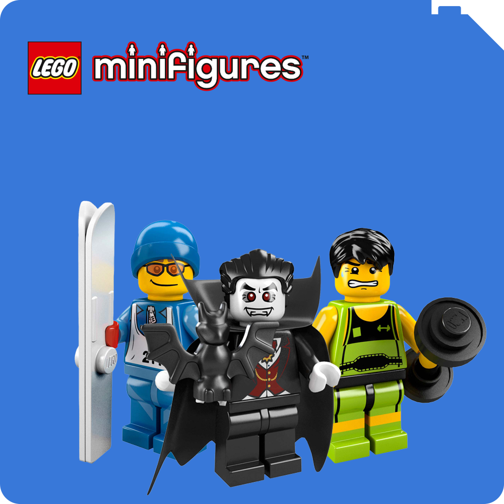 Themebutton mit drei LEGO® Minifiguren