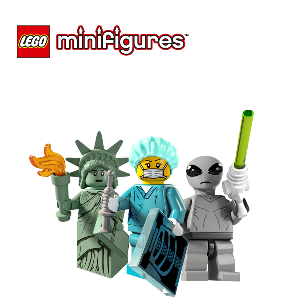 Themebutton mit drei LEGO® Minifiguren